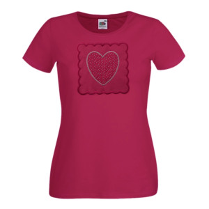 Personalised Loveheart T-shirt